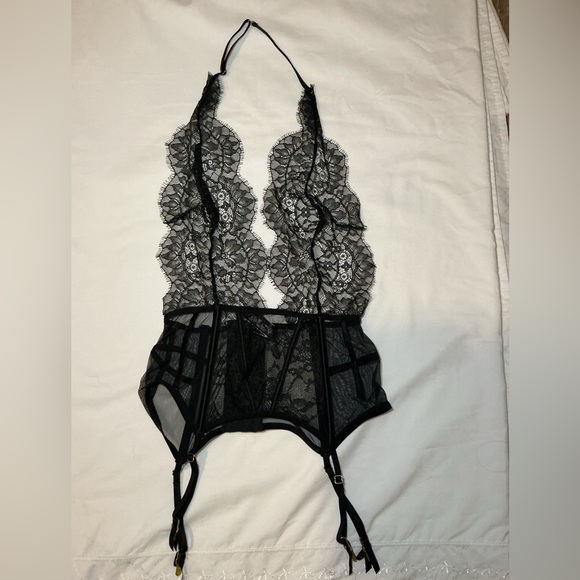 Victoria's Secret Other - Elegant Black Lace Bodysuit